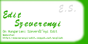 edit szeverenyi business card